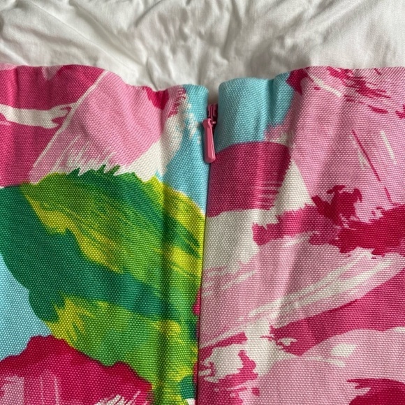 Lilly Pulitzer First Impression Hotty Pink Keetan Strapless Dress Size 2 - Picture 3 of 6
